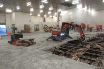 Industrial Concrete Slab Removal