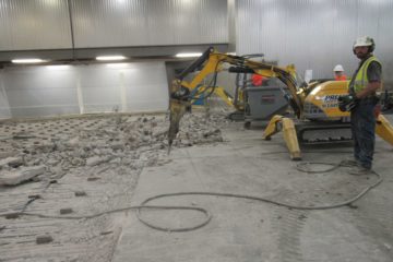 Industrial Concrete Slab Removal