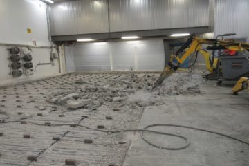 Industrial Concrete Slab Removal