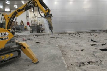 Industrial Concrete Slab Removal