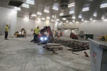 Industrial Concrete Slab Removal