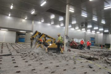 Industrial Concrete Slab Removal