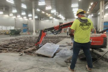 Industrial Concrete Slab Removal