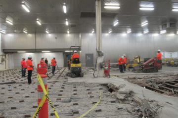 Industrial Concrete Slab Removal