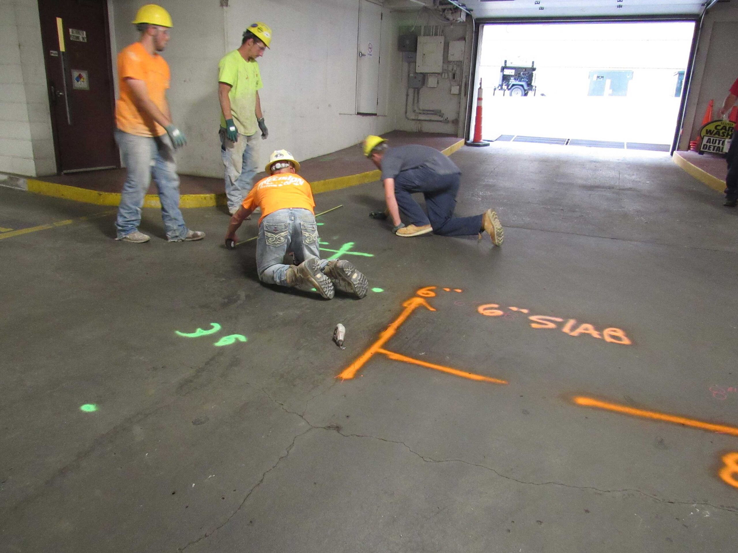 Concrete Pour Back Kansas City