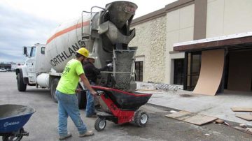 Concrete Pour Back